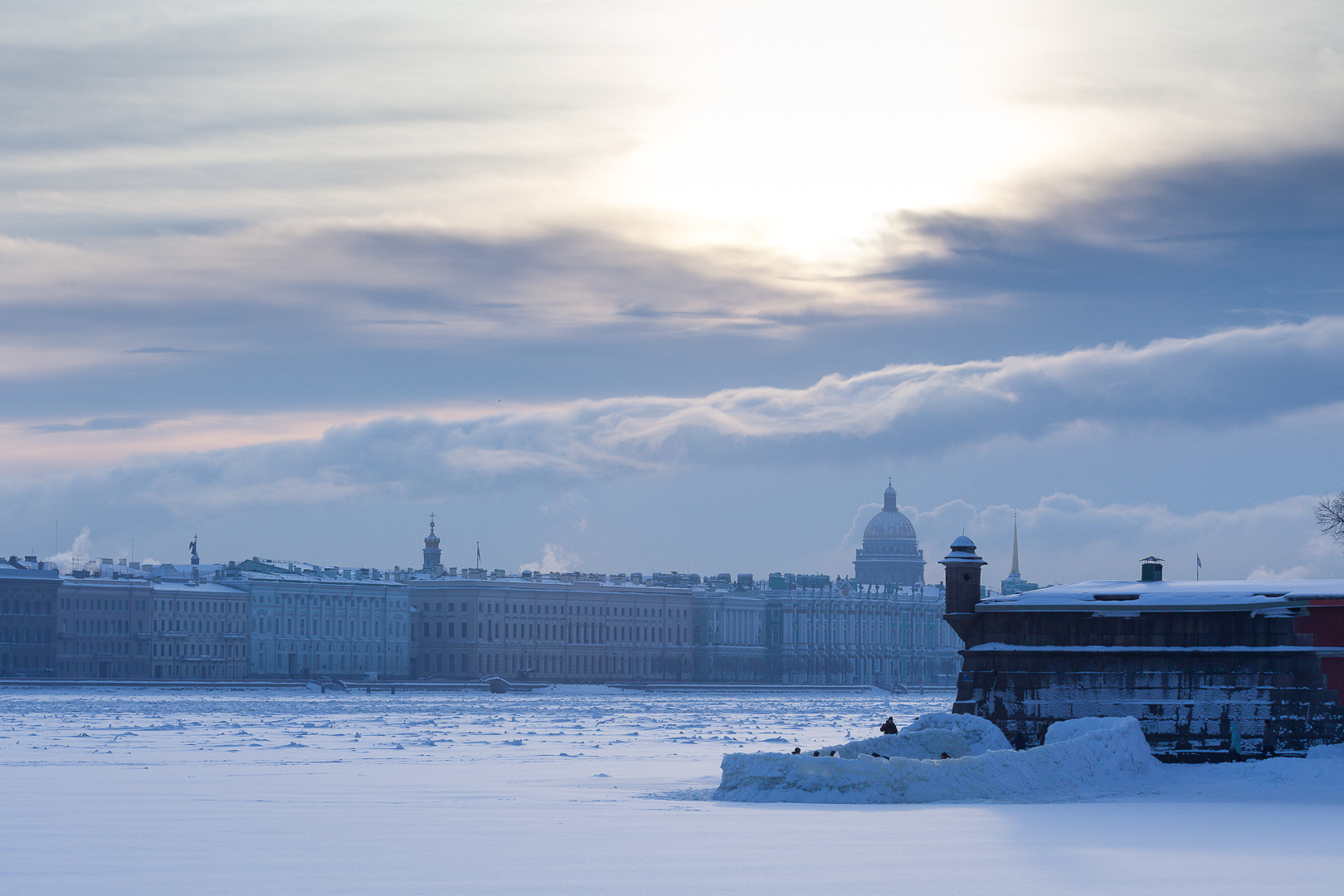 Санкт-Петербург. Нева. Мороз. 16.01.2011