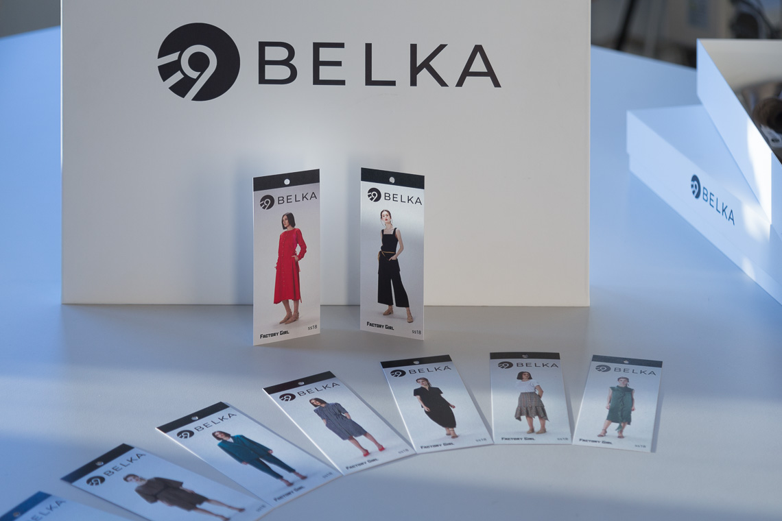 По заказу модного бренда Belkafashion студия разработала фирменный блок «Belka»
