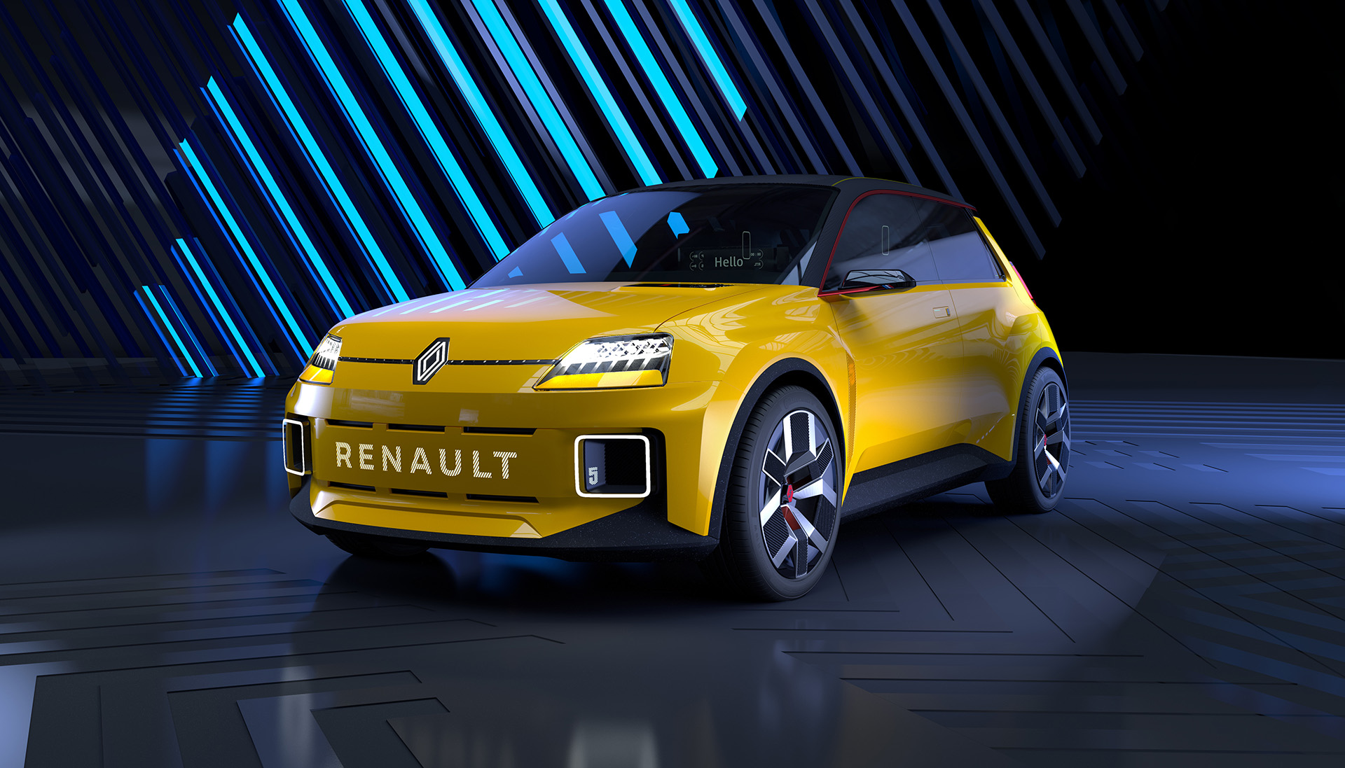 Новый логотип Renault, впервые представленный на 5 Prototype Новый логотип Renault, впервые представленный на 5 Prototype